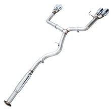 Load image into Gallery viewer, AWE Tuning Subaru WRX/STI VA/GV Sedan Track Edition Exhaust - Chrome Silver Tips (102mm) - 3020-42058
