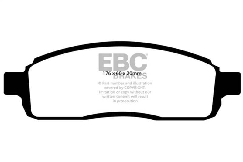 EBC 04 Ford F150 4.2 (2WD) 6 Lug Ultimax2 Front Brake Pads - UD1083