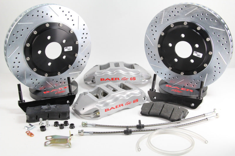 Baer Brakes 05-11 Chrysler 300 15in Extreme+ Front Brake Kit-Silver- - 4141019S
