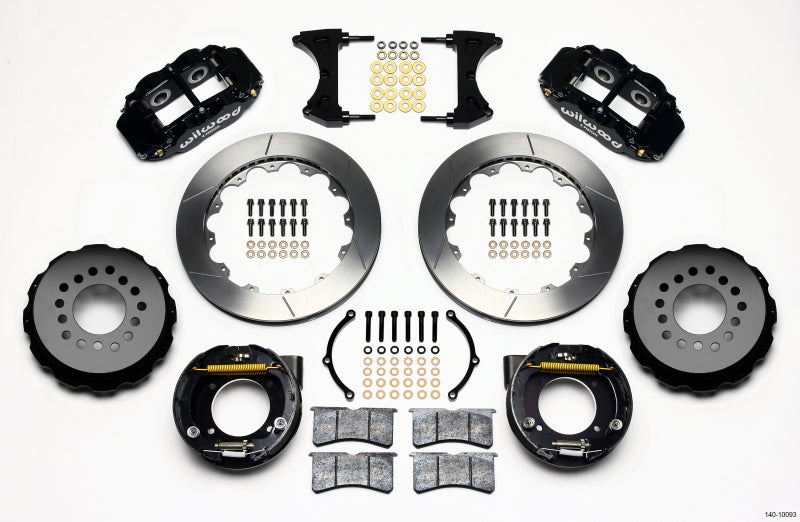 Wilwood Narrow Superlite 4R Rear P-Brk Kit 12.88in Chevy C-10 2.42 Offset 5-lug - 140-10093