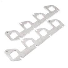 Load image into Gallery viewer, Stainless Works Ford 6.2L Square Port Shaped Header 304SS Exhaust Flanges 1-7/8in Primaries - HFFTR6.2188
