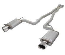 Load image into Gallery viewer, aFe Mach Force-Xp 3in CB Stainless Steel Dual Exhaust System w/Polished Tips 09-15 Cadillac CTS-V - 49-34063-P