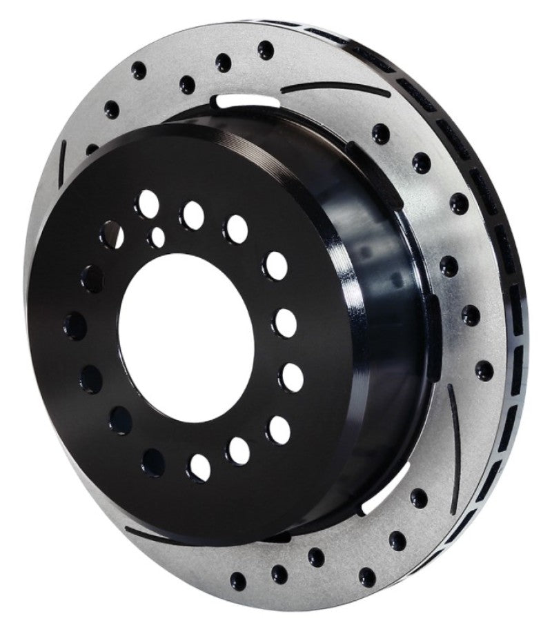 Wilwood Rotor-2.32in Offset-SRP-BLK-Drill-RH 11.00 x .810 - 5 Lug - 160-11376-BK