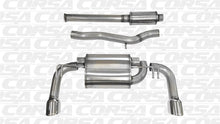 Load image into Gallery viewer, Corsa 2008-2015 Mitsubishi Lancer Evolution X Sedan 2.0L Polished Sport Dual Rear Cat-Back Exhaust - 14858