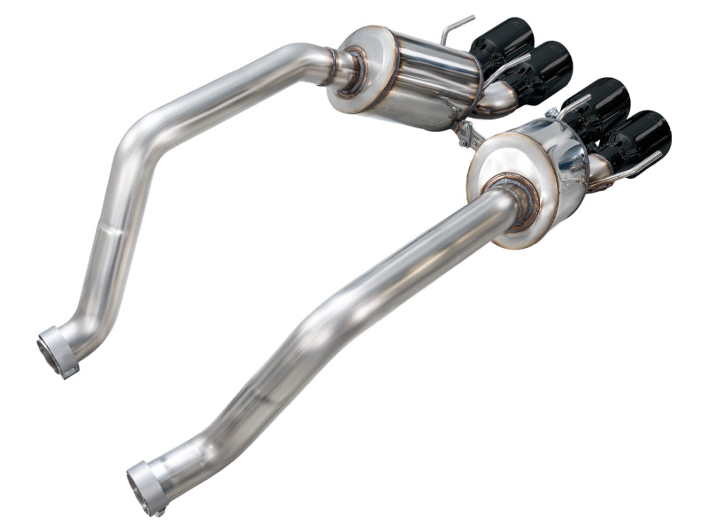 AWE Tuning C6 Chevrolet Corvette Z06/ZR1 Touring Edition Axle-Back Exhaust w/ Diamond Black Tips - 3015-43606