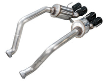 Load image into Gallery viewer, AWE Tuning C6 Chevrolet Corvette Z06/ZR1 Touring Edition Axle-Back Exhaust w/ Diamond Black Tips - 3015-43606