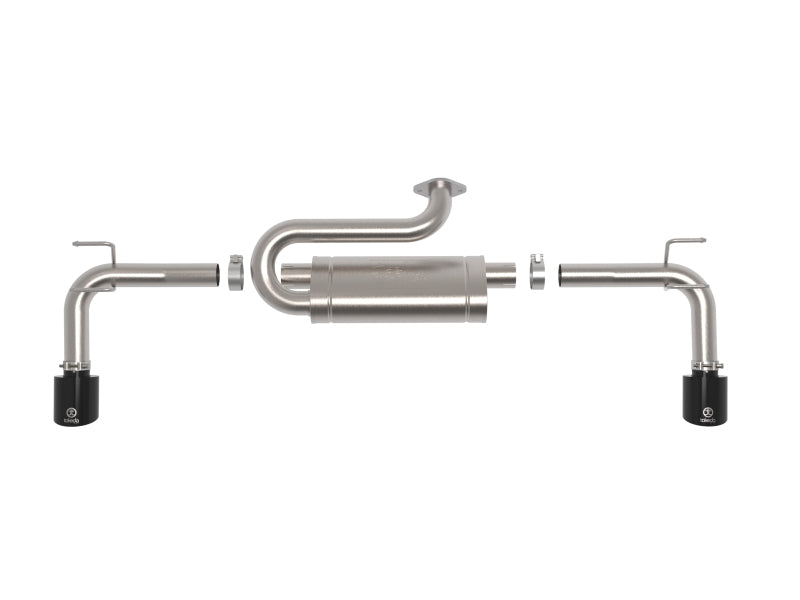 aFe 2023+ Mazda CX-50 Takeda 2.5in 304 SS Axle-Back Exhaust System w/ Black Tips - 49-37036-B