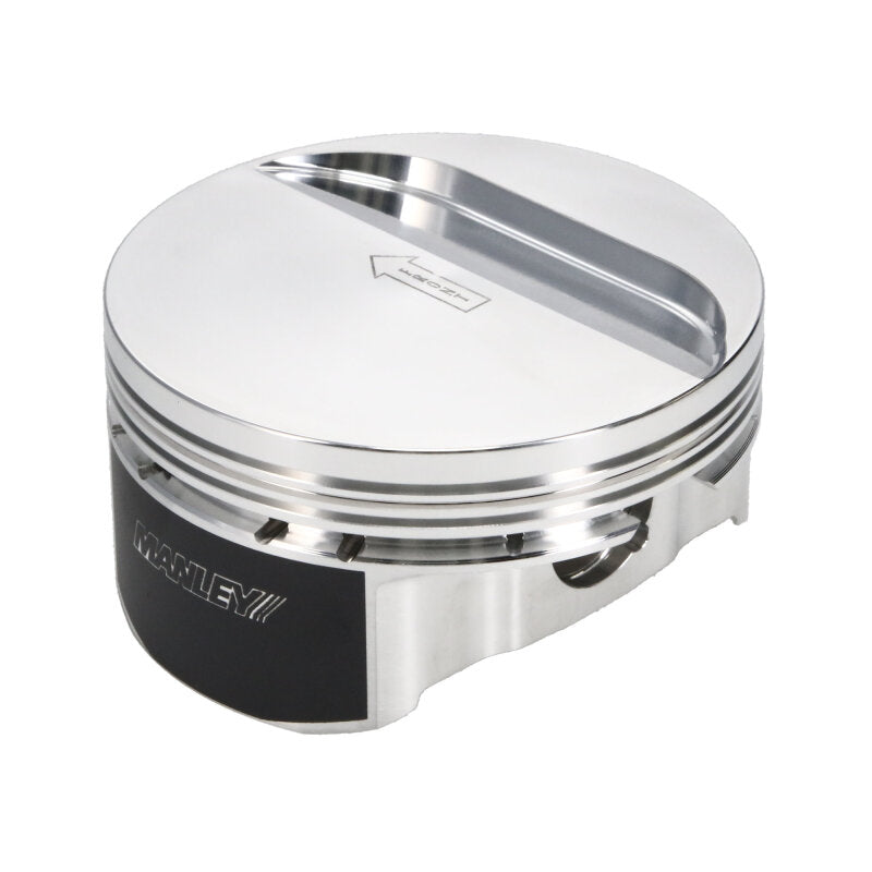 Manley Chevrolet LS Series 4.000in Stroke 4.125in Bore -5cc Flat Top Standard Pistons - Set of 8 - 592300C-8