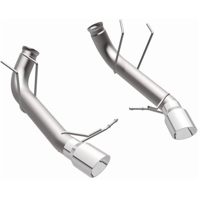 MagnaFlow 13 Ford Mustang Dual Split Rear Exit Stainless Axle-Back Cat Back Exhaust (Competition) - 15152