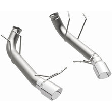 Load image into Gallery viewer, MagnaFlow 13 Ford Mustang Dual Split Rear Exit Stainless Axle-Back Cat Back Exhaust (Competition) - 15152