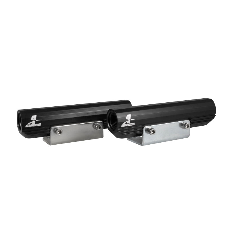 Aeromotive 02-14 Subaru WRX/07-20 Subaru STi Top Feed Fuel Rails - Black - 14169