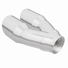 Load image into Gallery viewer, MagnaFlow Double Wall 3in Dual Round Polished Tip 2.25in Inlet - 35226