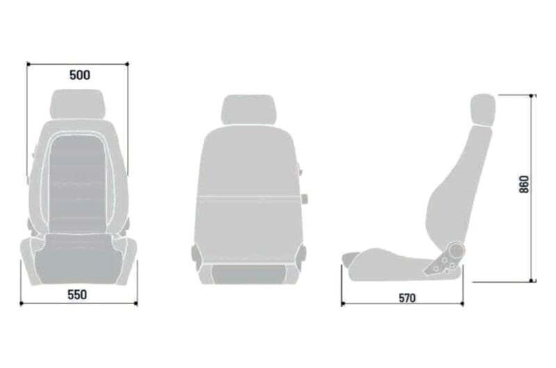Sparco Seat GT Black/White - 009012NRBI
