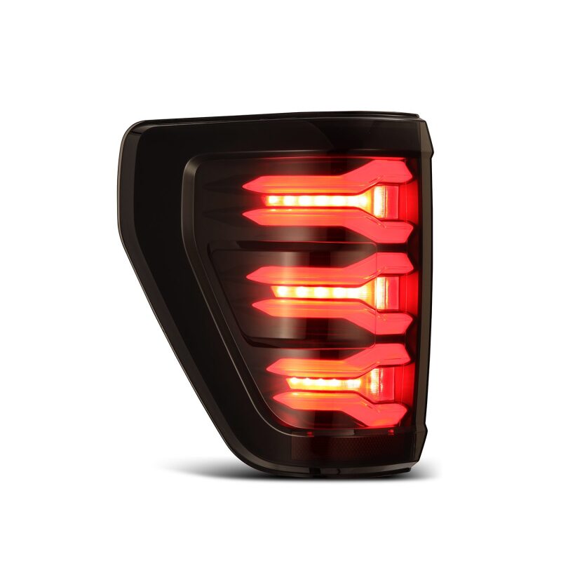 AlphaRex 21-22 Ford F-150 LUXX LED Taillights Black/Red - 653030
