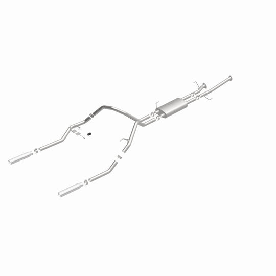 MagnaFlow 14 Toyota Tundra V8 4.6L/5.7L Stainless Cat Back Exhaust Dual Split Rear Exit - 15305