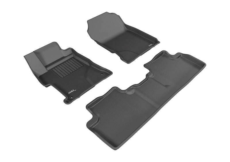 3D MAXpider 14-15 Honda CIvic Sedan Kagu Black Full Set - L1HD06301509