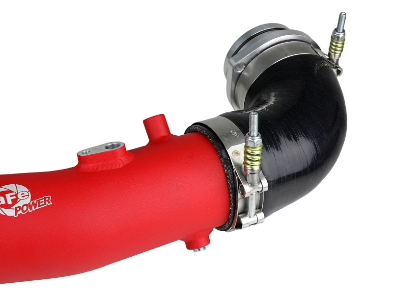 aFe 2020 Toyota Supra 3.0L 3in Red Intercooler Tube - Hot - 46-20398-R