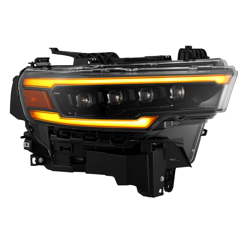 AlphaRex 25-26 Dodge Ram 1500 NOVA LED Proj Headlights- Alpha-Black w/Activ Lit/Seq Signal/Switchbk - 880890