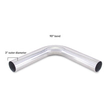 Load image into Gallery viewer, Mishimoto Universal Aluminum Intercooler Tubing 3in. OD - 90 Degree Bend