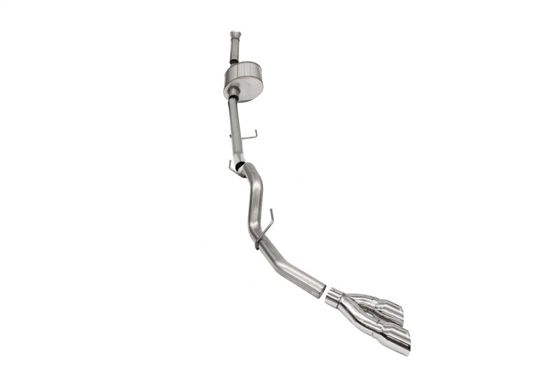Corsa 2021-2025 Ford F-150 SuperCab/6.5in Bed 5.0L V8 Xtreme Cat-Back Single Side Exit-Polished - 21148