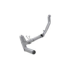 MBRP 08-10 F250/F350/F450 6.4L PS AL Steel 4in Filter-Back Single Side - No Muffler w/ DP