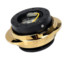 Load image into Gallery viewer, NRG Quick Release Kit - Black Body/ Chrome Gold Oval Ring - SRK-220BK/CG