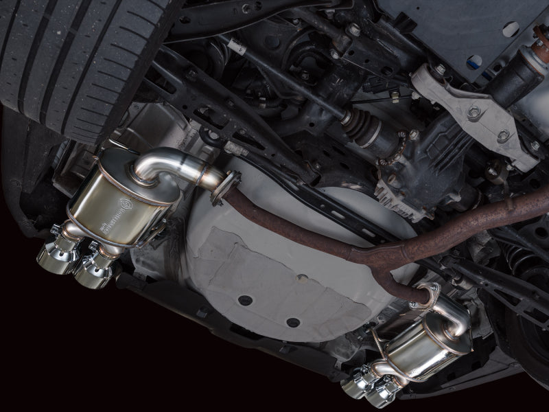 AWE Tuning 22-25 Subaru VB WRX Touring Edition Axle-Back Exhaust - Chrome Silver Tips - 3015-42424
