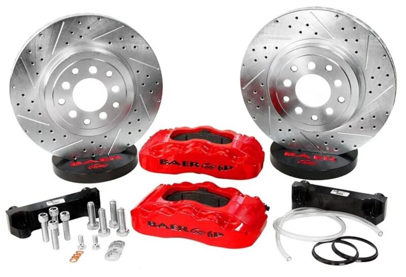 Baer Brakes 06-09 Chevy Trailblazer 14in Pro Front Brake Kit - Silver - 4301299S