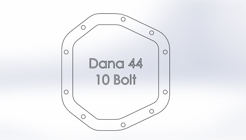 aFe 97-18 Jeep Wrangler TJ/JK Dana 44 Street Series Differential Cover w/ Machined Fins - Raw - 46-71110A