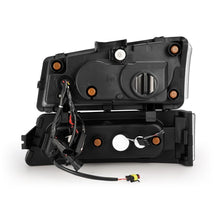 Load image into Gallery viewer, AlphaRex 03-06 Chevy Silverado 1500/2500HD/3500HD/Avalanche Black NOVA LED Proj Headlights - 880256