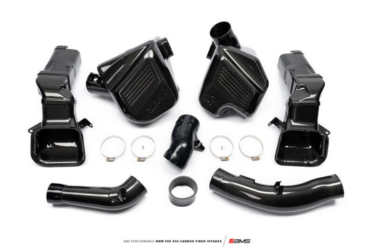 AMS Performance 15-18 BMW M3 / 15-20 BMW M4 w/ S55 3.0L Turbo Engine Carbon Fiber Intake - AMS.39.08.0001-1