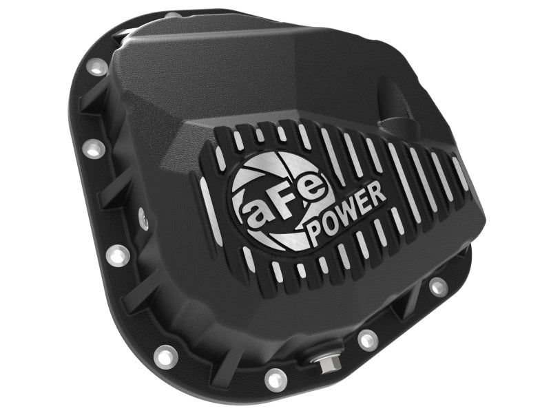 aFe 97-23 Ford F-150 Pro Series Rear Differential Cover Black w/ Machined Fins - 46-71320B