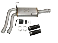 Load image into Gallery viewer, aFe Rebel Series CB Middle-Side Exit SS Exhaust w/ Black Tips 09-16 GM Silverado/Sierra V6/V8 - 49-44070-B