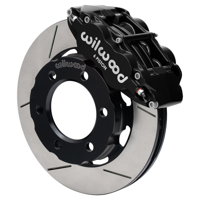 Wilwood 71-91 Chevy Blazer Forged Dynalite Front Brake Kit w/ 12.19in Slotted Rotor - Black - 140-18154