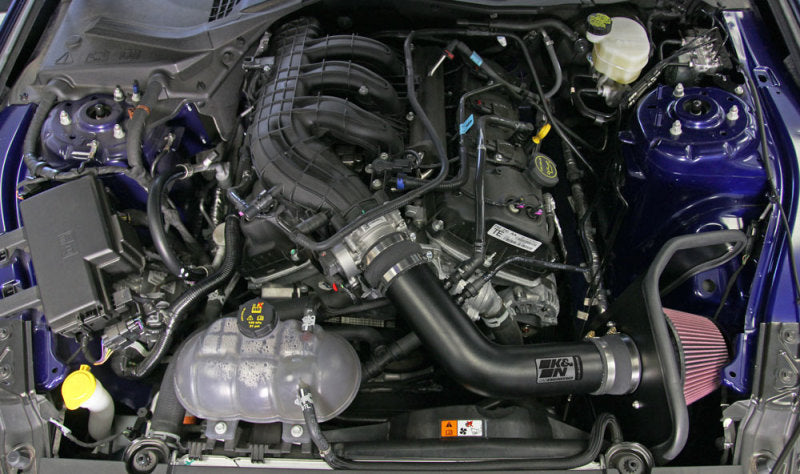 K&N 2015 Ford Mustang 3.7L V6 Performance Intake Kit - 69-3536TTK