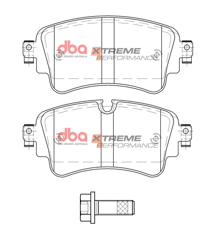 DBA 17-20 Audi A4 Rear XP Performance Brake Pads - DB15032XP
