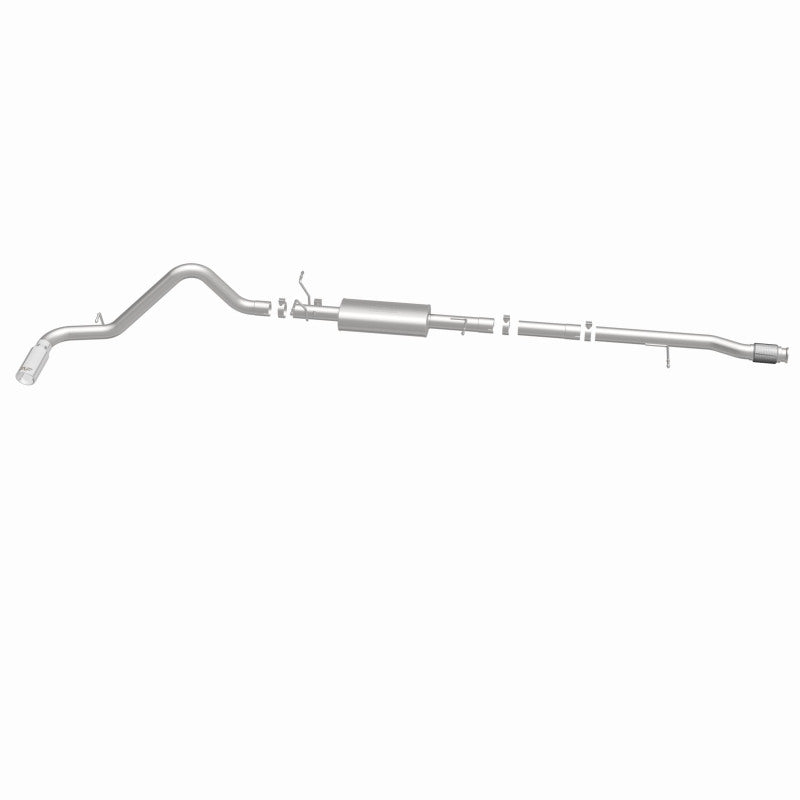 Magnaflow 14 Chevy Silverado V8 5.3L CC/EC Cab Single P/S Rear Exit Stainless Cat Back Perf Exhaust - 15267