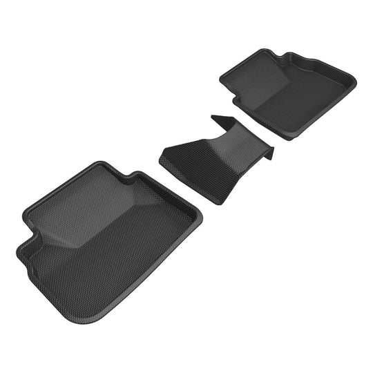 3D MAXpider 22-23 Subaru WRX Kagu Black Floor Mats - Row 2 - L1SB03621509
