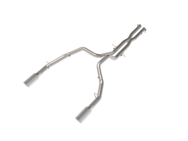 aFe 2025 Dodge RAM 1500 Vulcan Series 304 Stainless Steel Cat-Back Exhaust System w/ Polished Tip - 49-32087-P