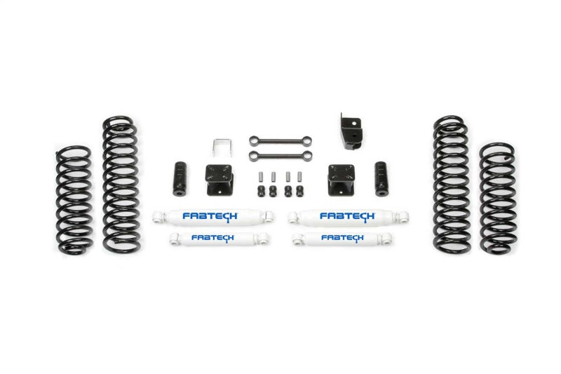 Fabtech 07-18 Jeep JK 4WD 2-Door 3in Sport System w/Perf. Shocks - FTS24095