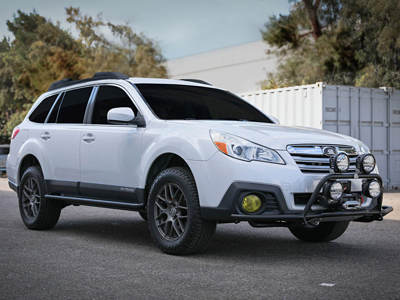aFe POWER 10-14 Subaru Outback H4 2.5L / H6 3.6L Terra Guard Front Bumper w/ Winch Mount - Black - 79-27010