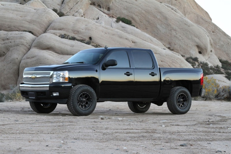 Fabtech 07-18 GM K1500 w/OE Forged UCA 3.5in UCA System w/DL 2.5 Coilovers & Rear DL Shocks - FTS21204