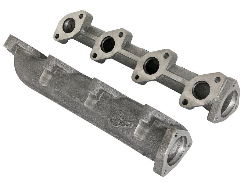 aFe BladeRunner Ported Ductile Iron Exhaust Manifold 08-10 Ford Diesel Trucks V8 6.4L (td) - 46-40124