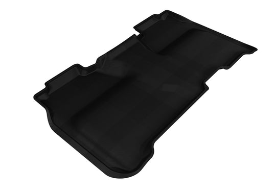 3D MAXpider 2014-2019 Chevrolet Silverado Crew Cab Kagu 2nd Row Floormats - Black - L1CH04021509