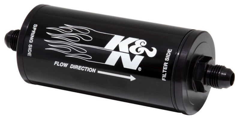 K&N 2in OD x 6in L 6AN 25 Micron In-Line Fuel/Oil Filter - 81-1000