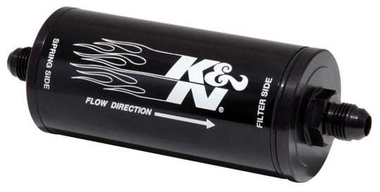 K&N 2in OD x 6in L 6AN 25 Micron In-Line Fuel/Oil Filter - 81-1000