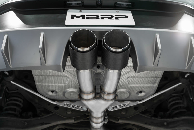 MBRP 2019+ MBRP Hyundai Veloster Turbo Cat Back - T304 Stainless - Carbon Fiber Tip - S47053CF