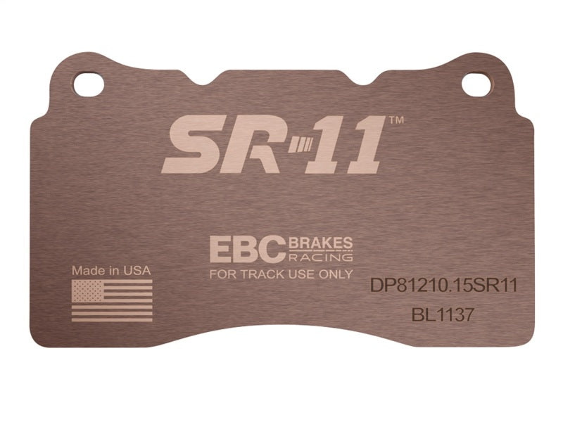 EBC Racing 17-21 Honda Civic Type-R (FK8) SR-11 Sintered Race Front Brake Pads - DP81210.15SR11