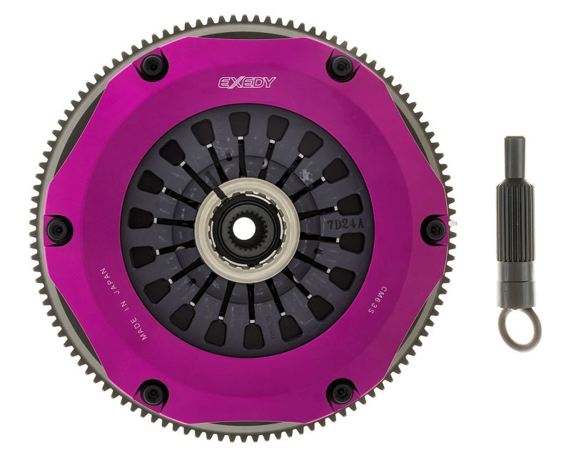 Exedy 96-06 Mitsubishi Evo 4-9 4G63T 2.0L Twin-Organic Stage 5 Clutch Kit (RACING USE ONLY) - MM022SDF