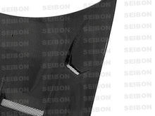 Load image into Gallery viewer, Seibon 93-02 Mazda RX7 FD3S TS Style Carbon Fiber Hood - HD9396MZRX7-TS